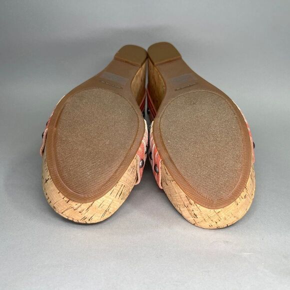 Lucky Brand Mykayla Sandals Women's Size 10 Wedge Platform Open Toe Heeled Shoes - Picture 10 of 12